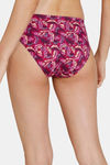 Zivame Plush Mystique Low Rise Full Coverage Bikini Panty - Dark Purple — thumbnail 3